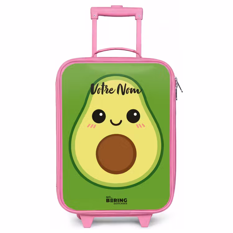 Valise enfant - Rose - Kawai - Avocado - Vert — 1