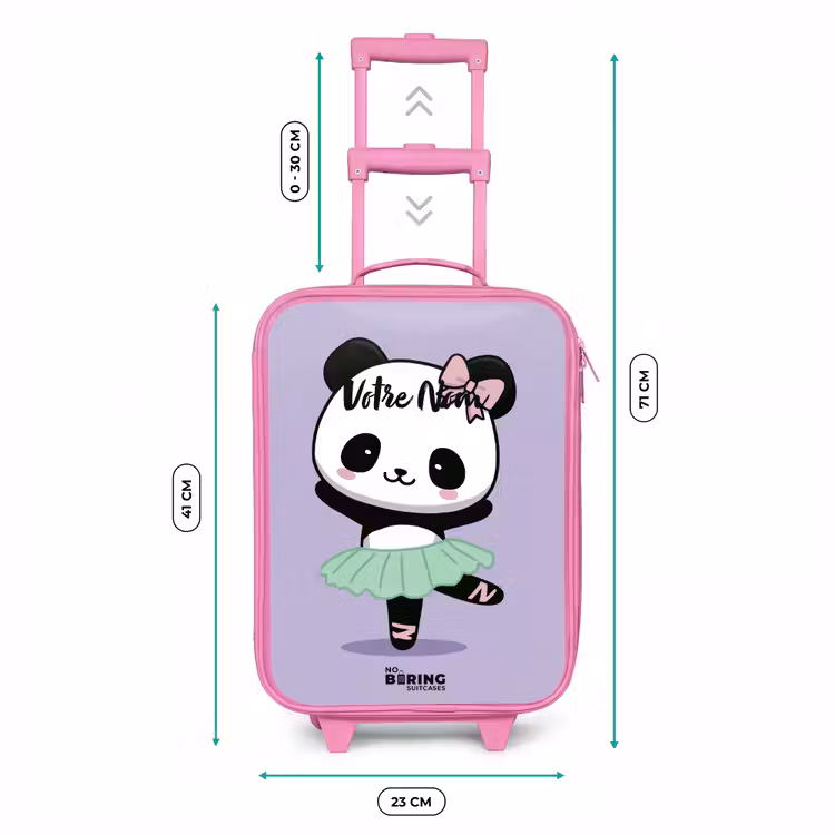 Valise enfant - Rose - Kawai - Ballet - Panda — 6