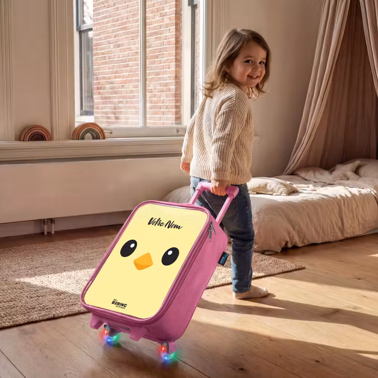 Valise enfant - Rose - Kawai - Chick - Jaune — 2