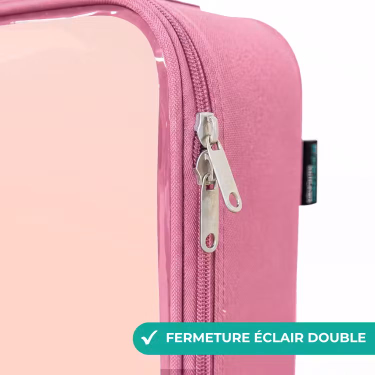 Valise enfant - Rose - Kawai - Cochon - Rose — 7