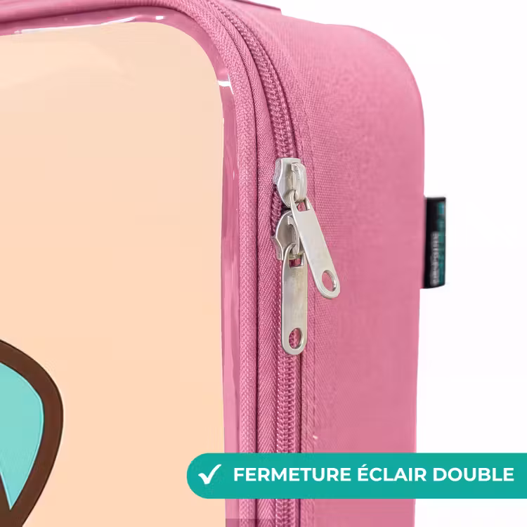Valise enfant - Rose - Kawai - Dino - Bubbletea — 7