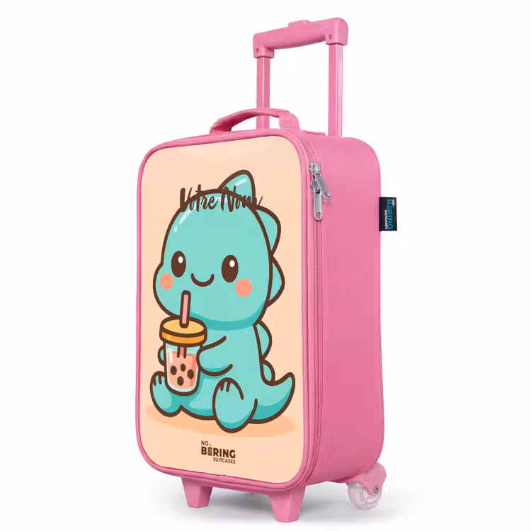 Valise enfant - Rose - Kawai - Dino - Bubbletea — 8