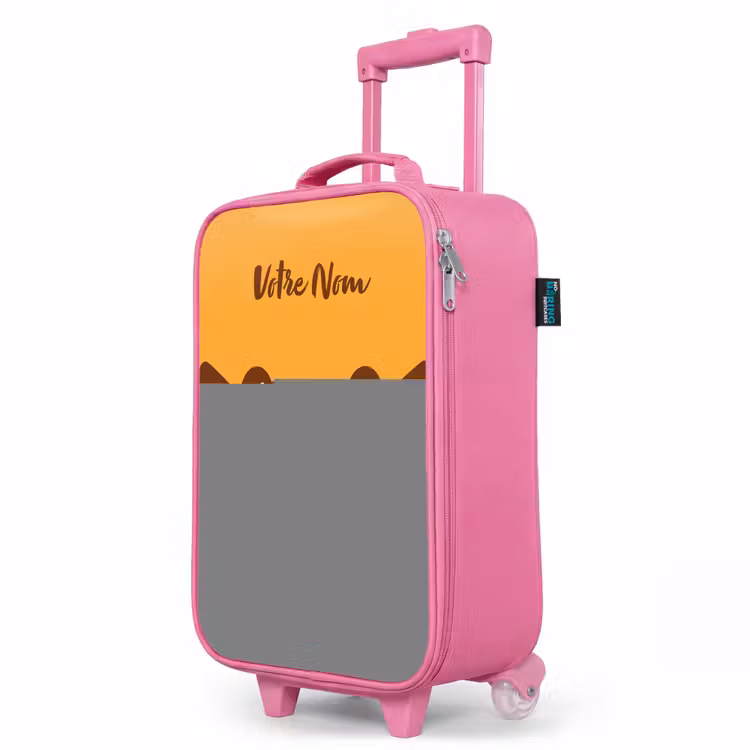 Valise enfant - Rose - Kawai - Tiger - Orange — 8