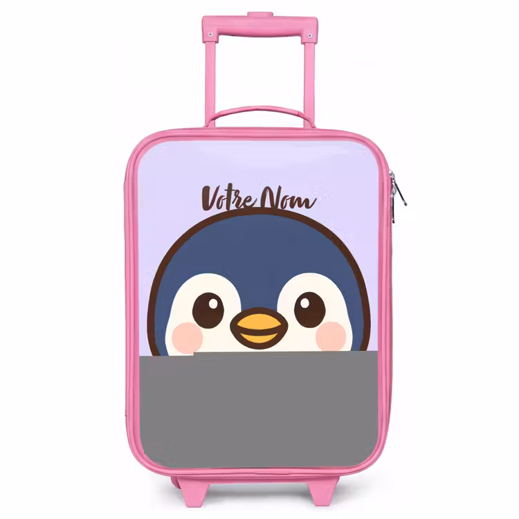 Valise enfant - Rose - Pingouin — 1