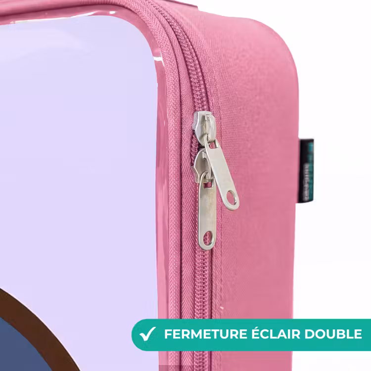 Valise enfant - Rose - Pingouin — 7