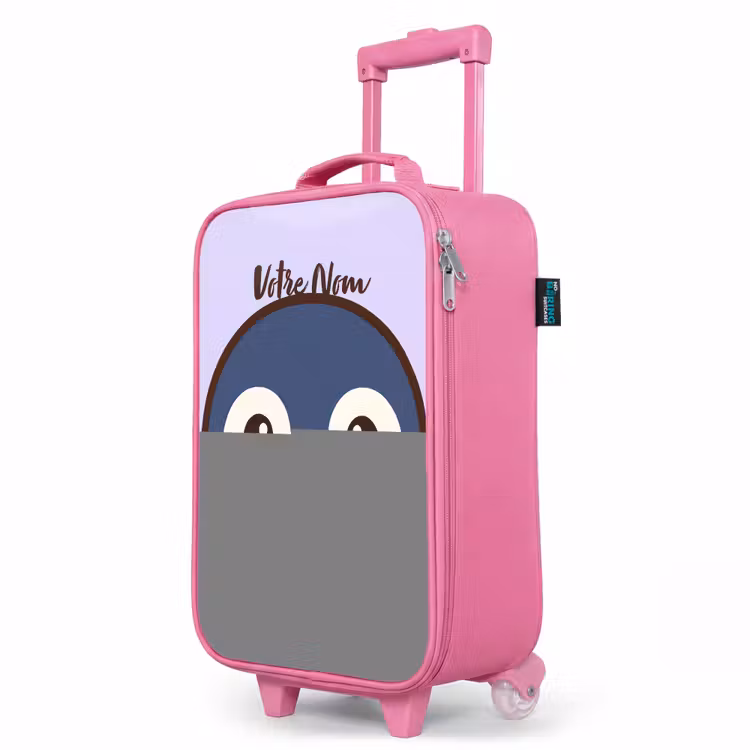 Valise enfant - Rose - Pingouin — 8