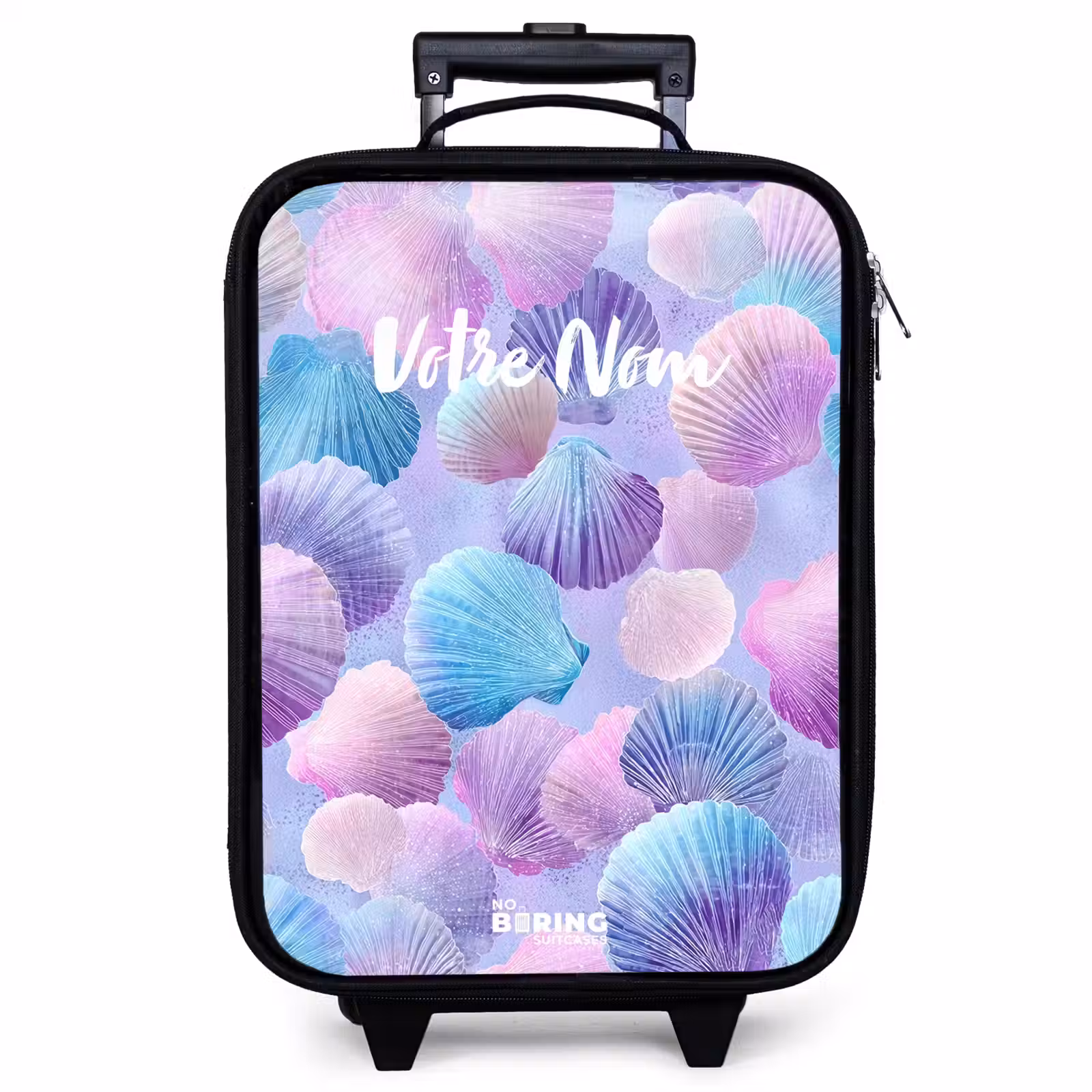 Valise enfant - Coquilles colorées sur fond violet — 1