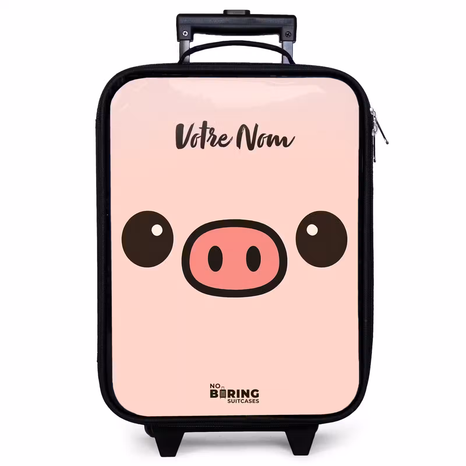 Valise enfant - Kawai - Cochon - Rose — 1