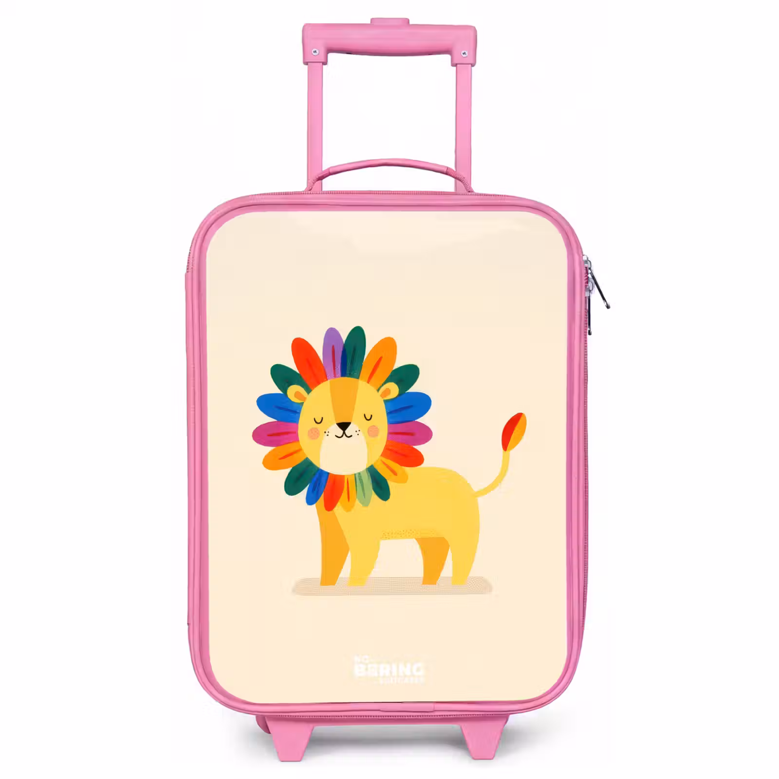 Valise enfant - Rose - Lion - Crinière - Colorée — 1