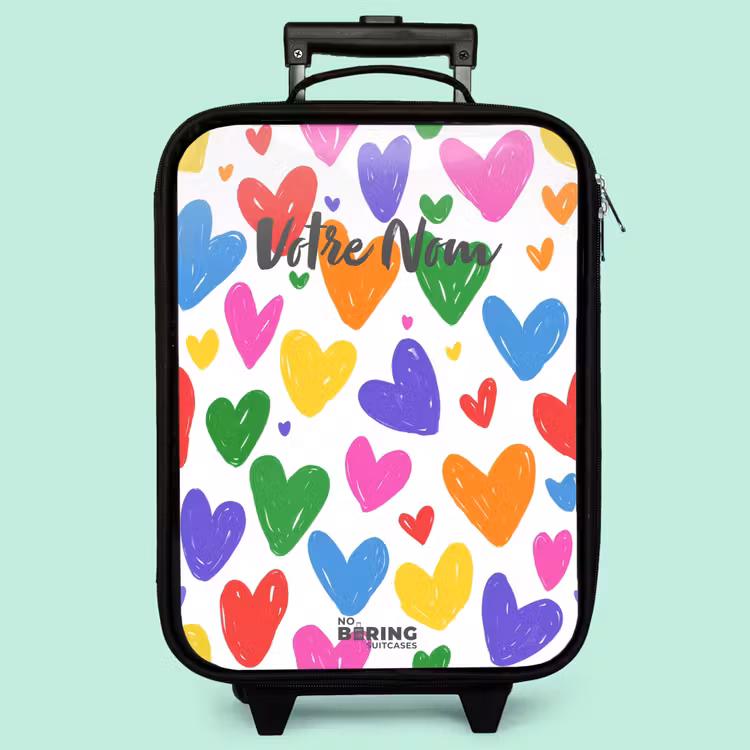 Valise enfant - Coeurs colorés — 3