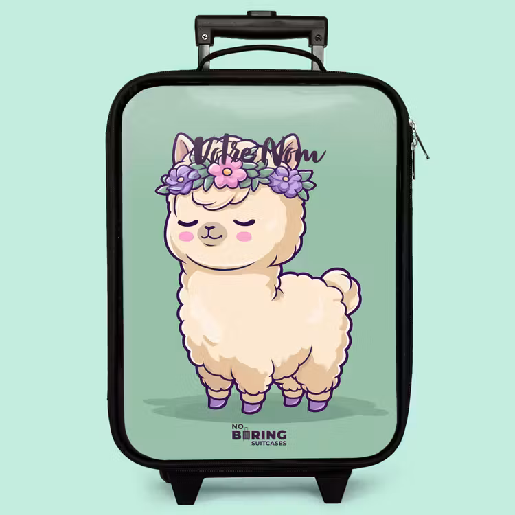 Valise enfant - Kawai - Alpaga - Vert — 3