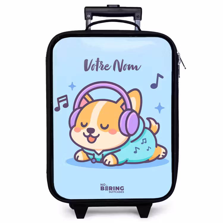Valise enfant - Kawai - Chien - Musique — 1