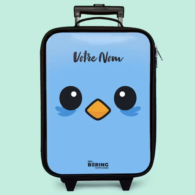Valise enfant - Kawai - Oiseau - Bleu — 3