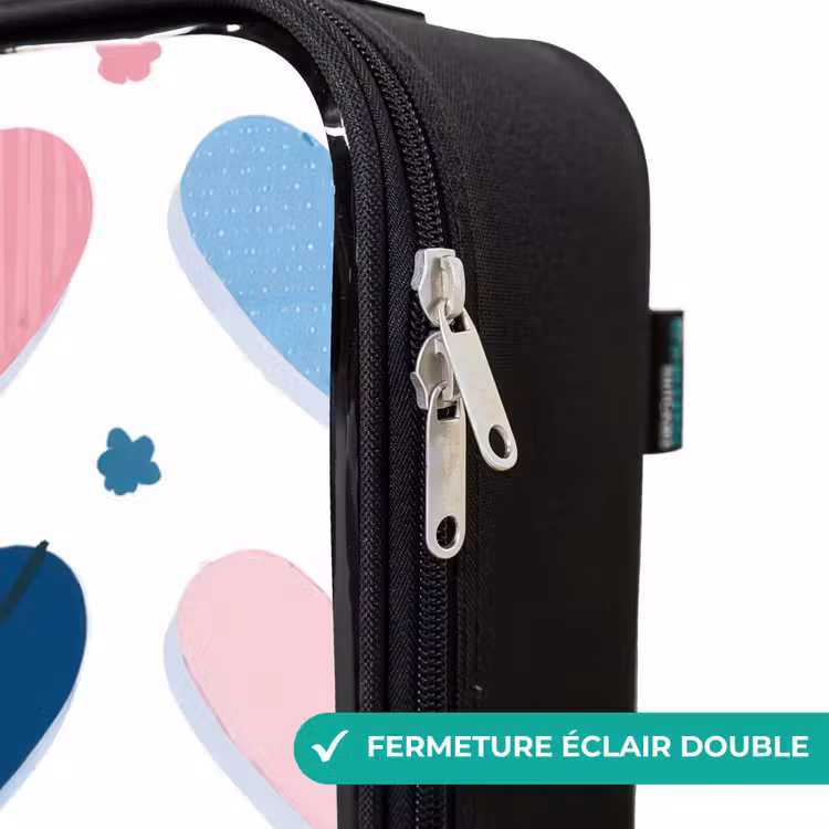 Valise enfant - Motif en forme de cœur — 6