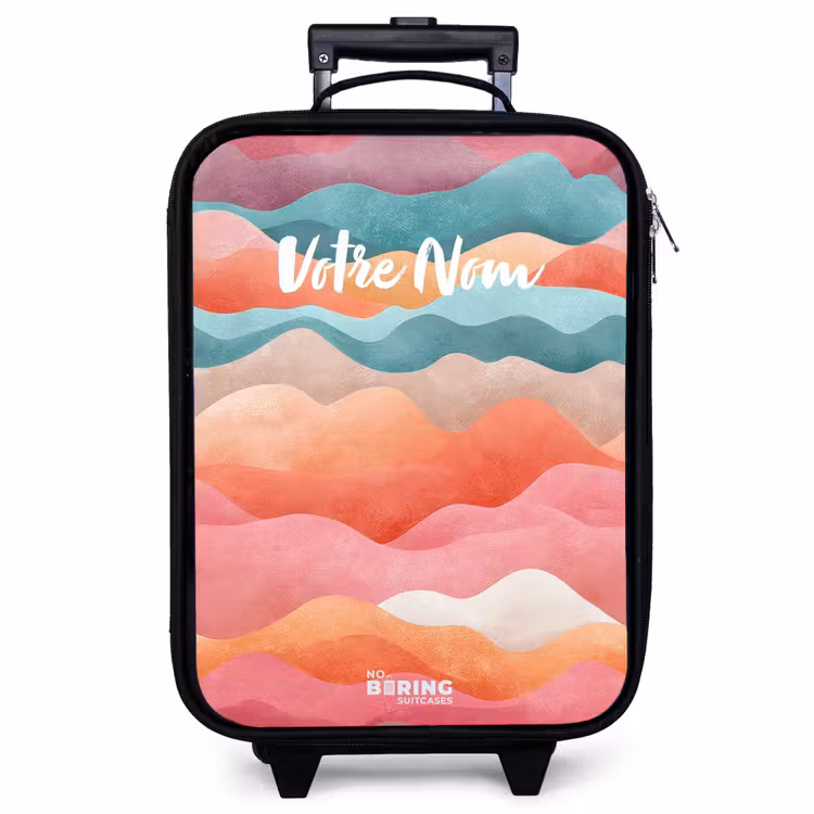Valise enfant - Vagues abstraites — 1