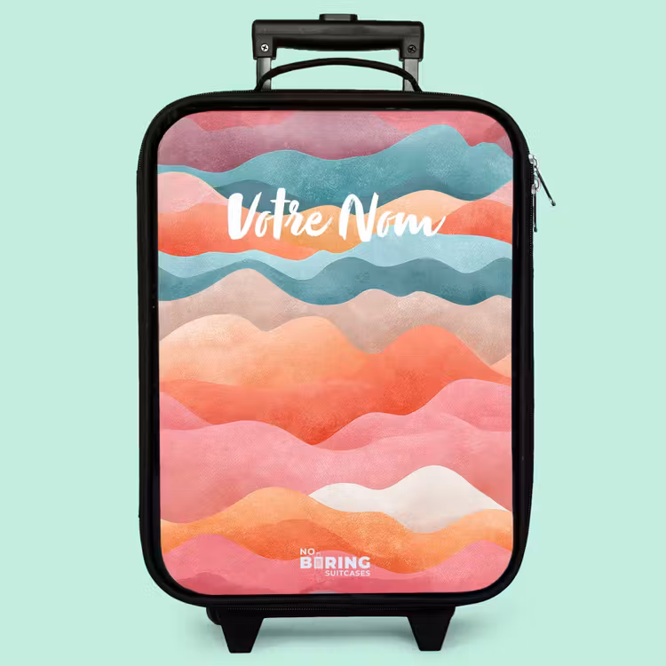 Valise enfant - Vagues abstraites — 3