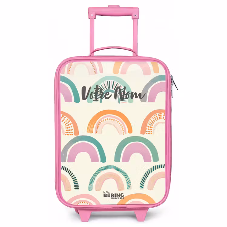 Valise enfant - Rose - Arcs-en-ciel — 1