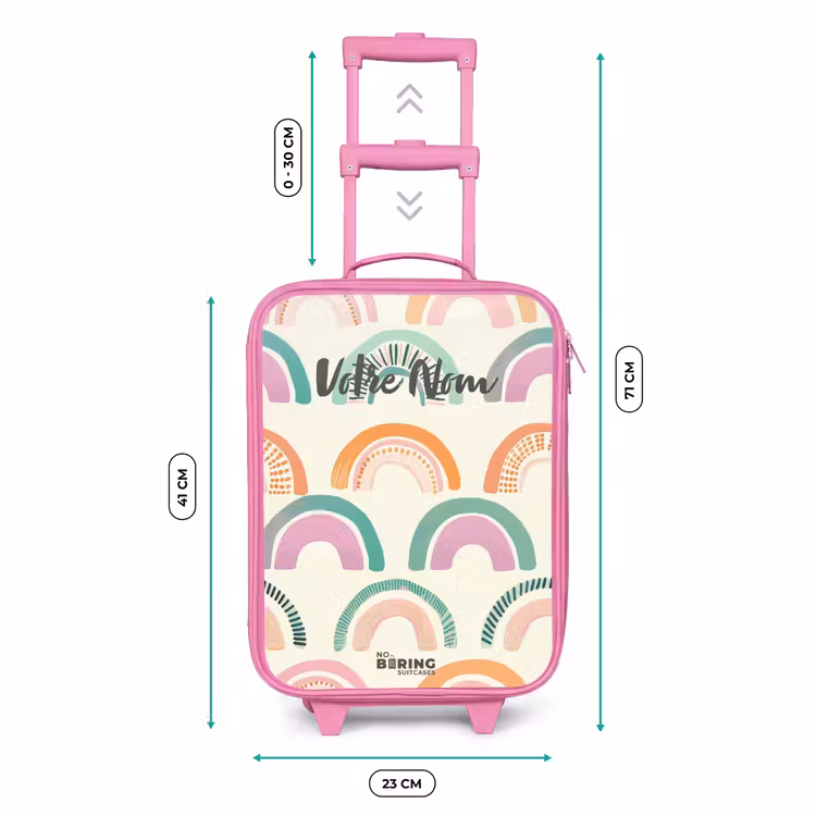 Valise enfant - Rose - Arcs-en-ciel — 6