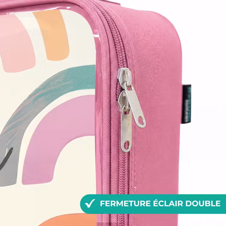 Valise enfant - Rose - Arcs-en-ciel — 7