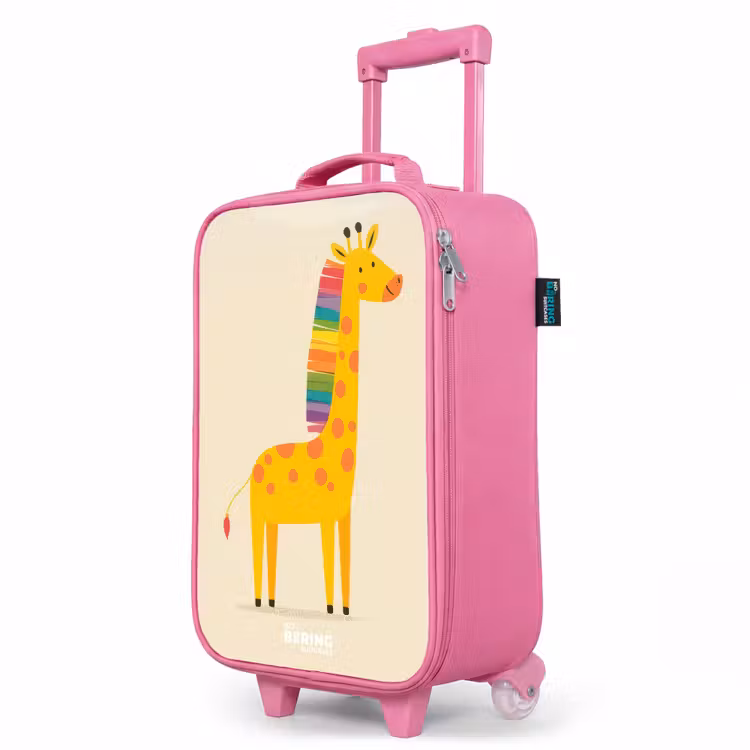 Valise enfant - Rose - Girafe - Animal - Coloré — 8