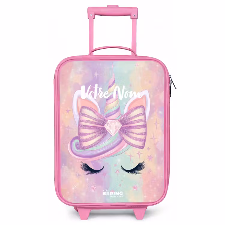 Valise enfant - Rose - Licorne — 1