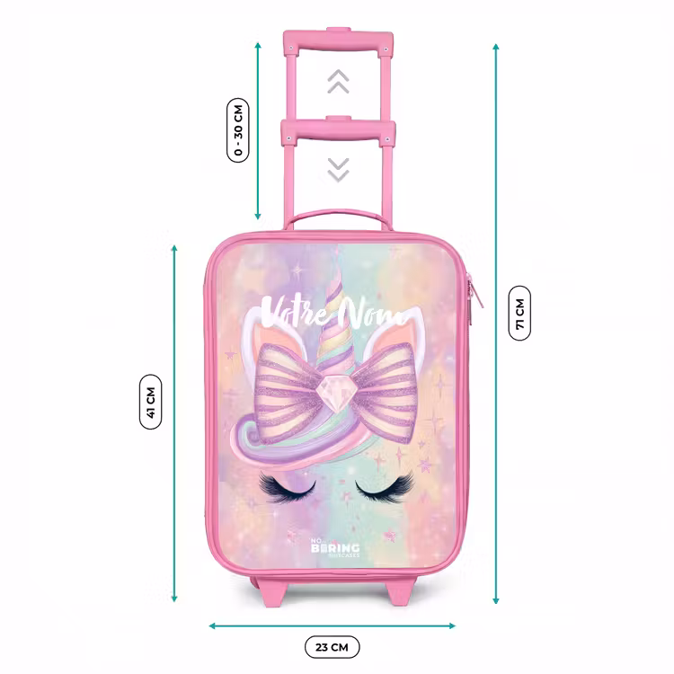 Valise enfant - Rose - Licorne — 6