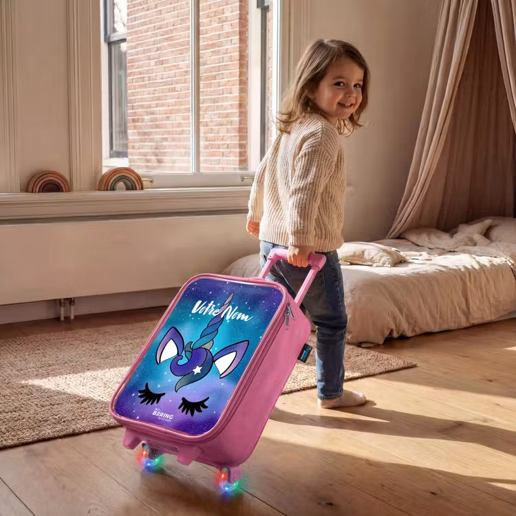 Valise enfant - Rose - Licorne violette — 2
