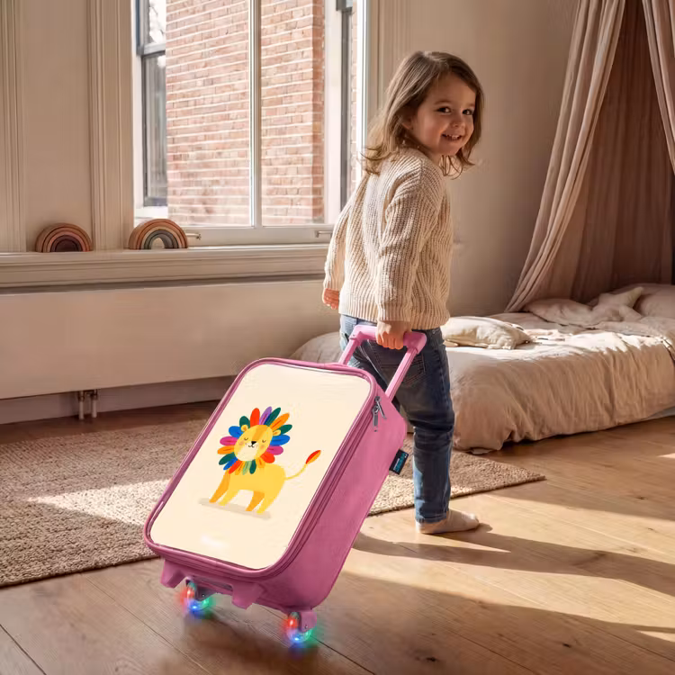 Valise enfant - Rose - Lion - Crinière - Colorée — 2