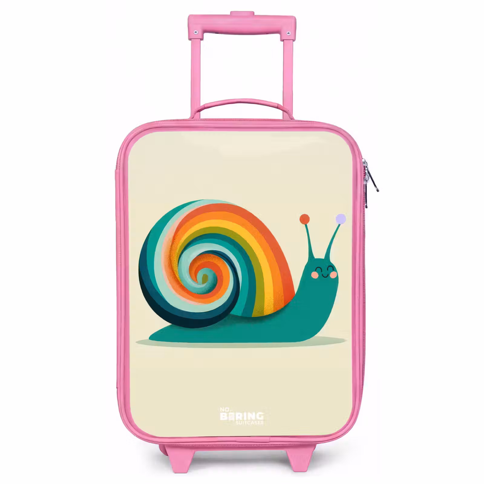 Valise enfant - Rose - Escargot - Arc-en-ciel - Coloré — 1