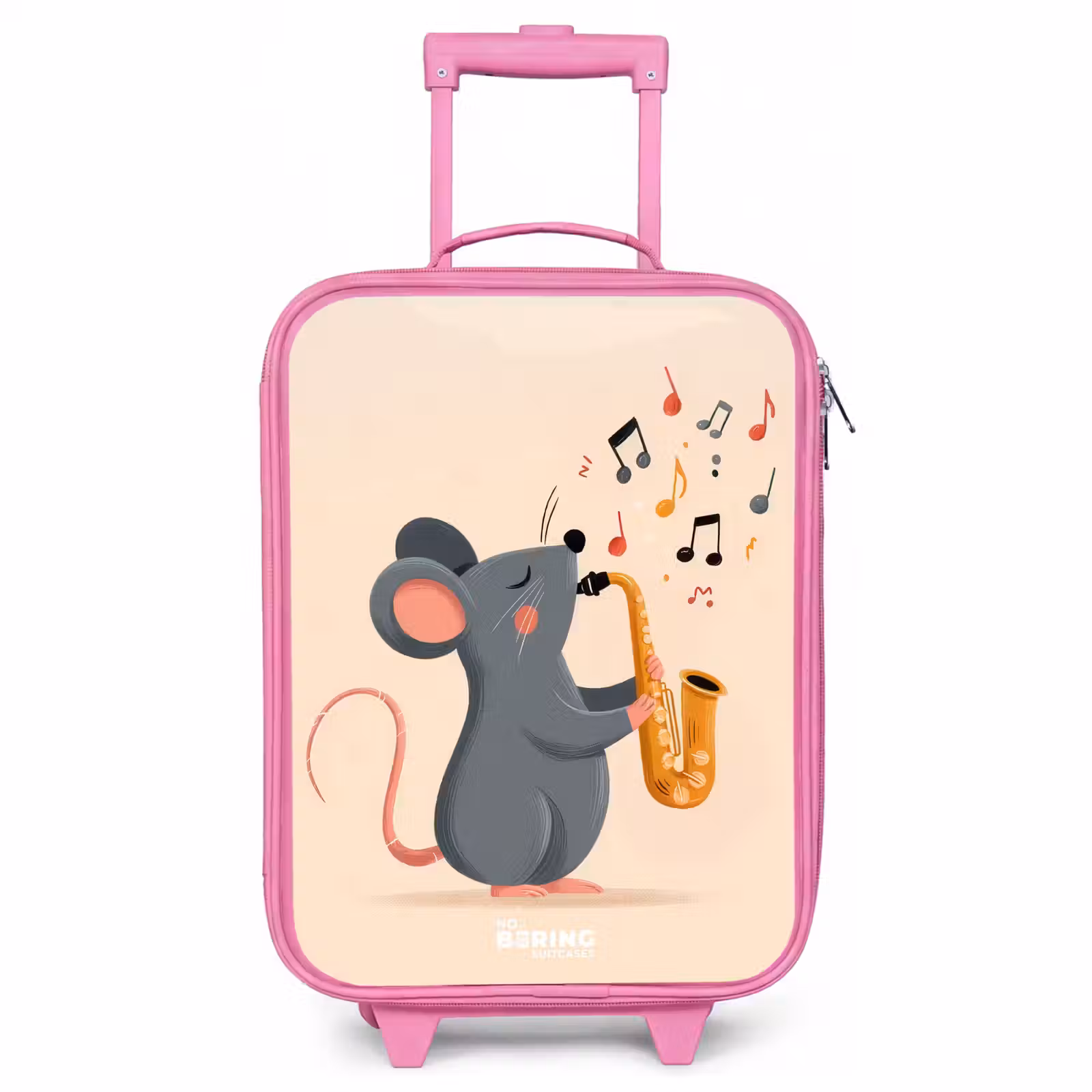 Valise enfant - Rose - Souris - Saxophone - Musique — 1