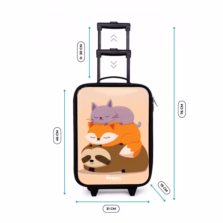 Valise enfant - Animaux - Dormir - Ensemble — 7