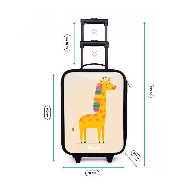Valise enfant - Girafe - Animal - Coloré — 7