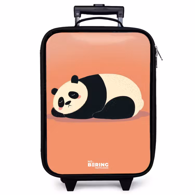 Valise enfant - Panda - Dormant - Orange — 1