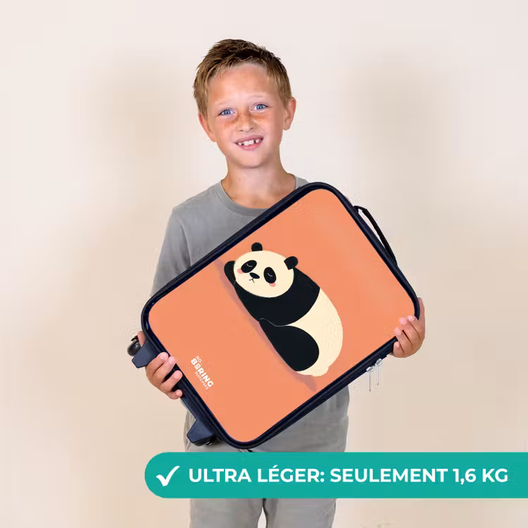 Valise enfant - Panda - Dormant - Orange — 2