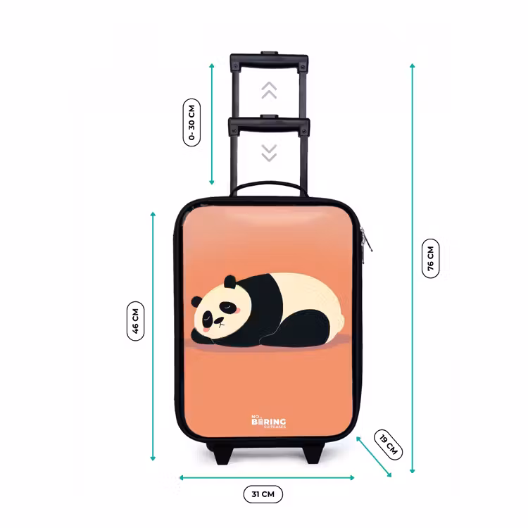 Valise enfant - Panda - Dormant - Orange — 7