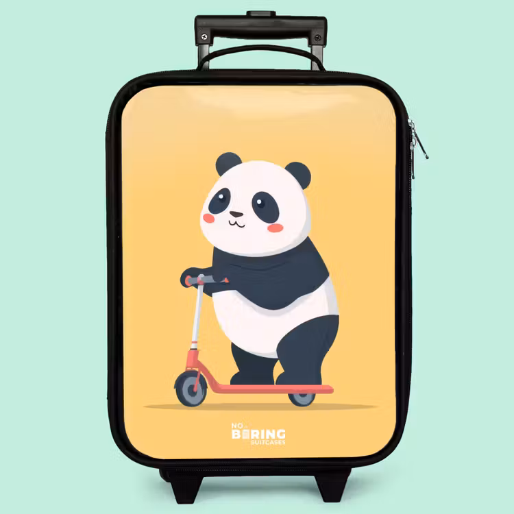 Valise enfant - Panda - Marchepied - Jaune — 3