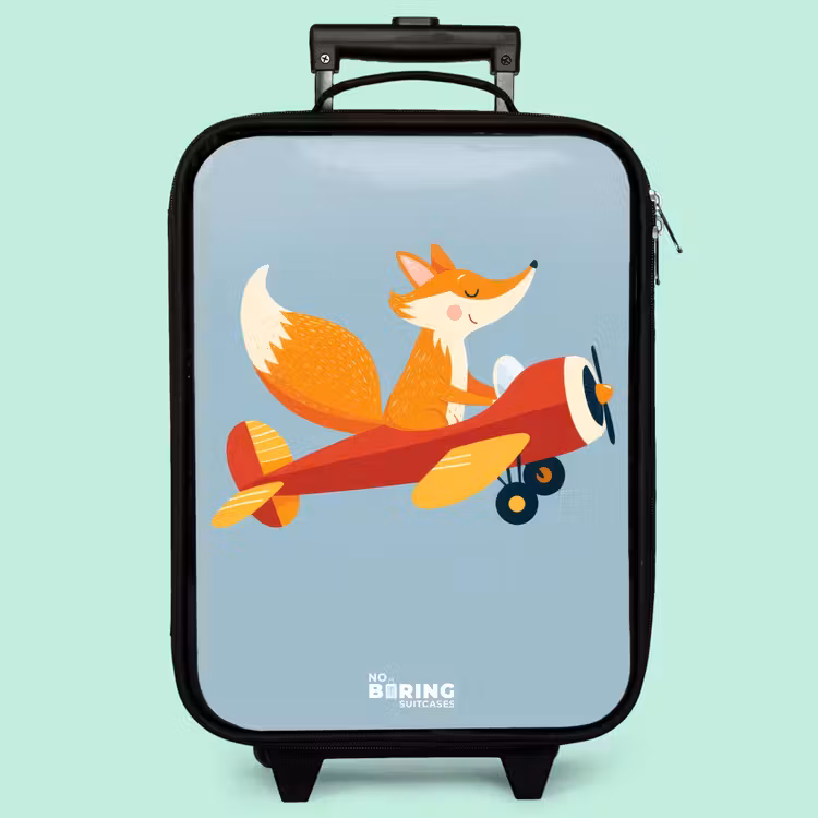 Valise enfant - Renard - Avion - Mouches — 3