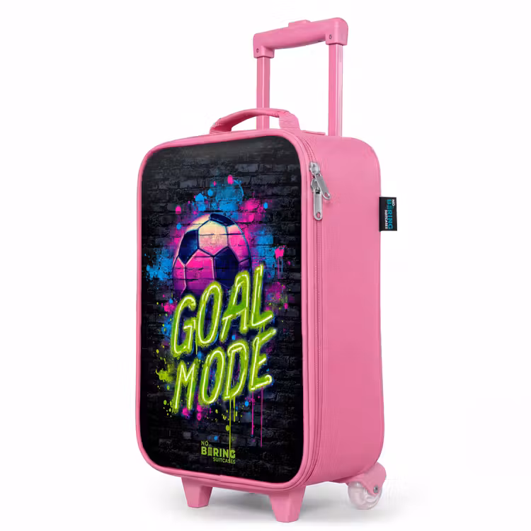 Valise enfant - Rose - Néon - Graffiti - Football - Coloré — 8