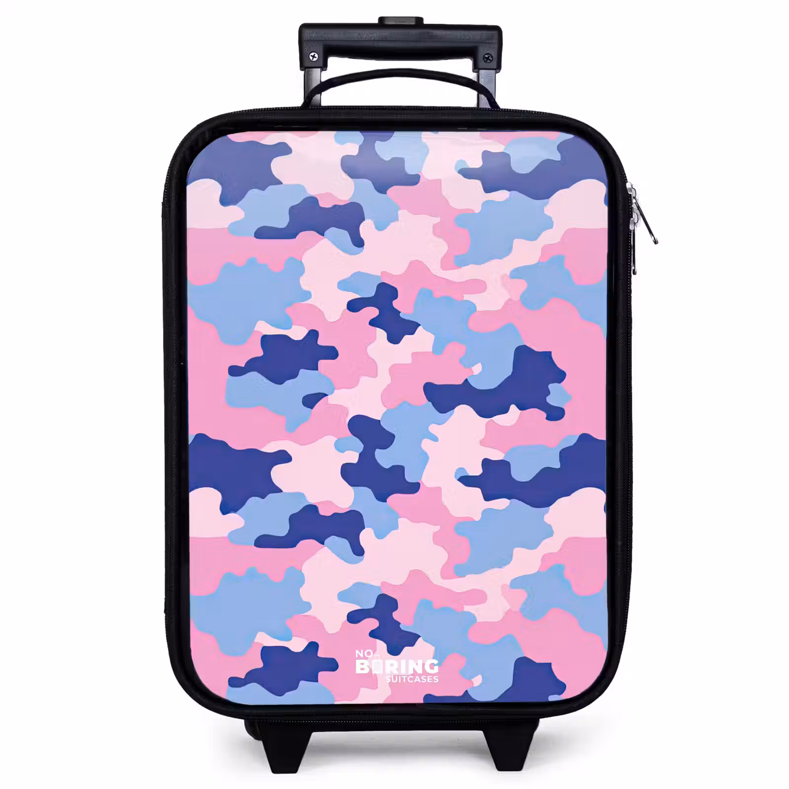 Valise enfant - Camouflage - Rose - Bleu — 1