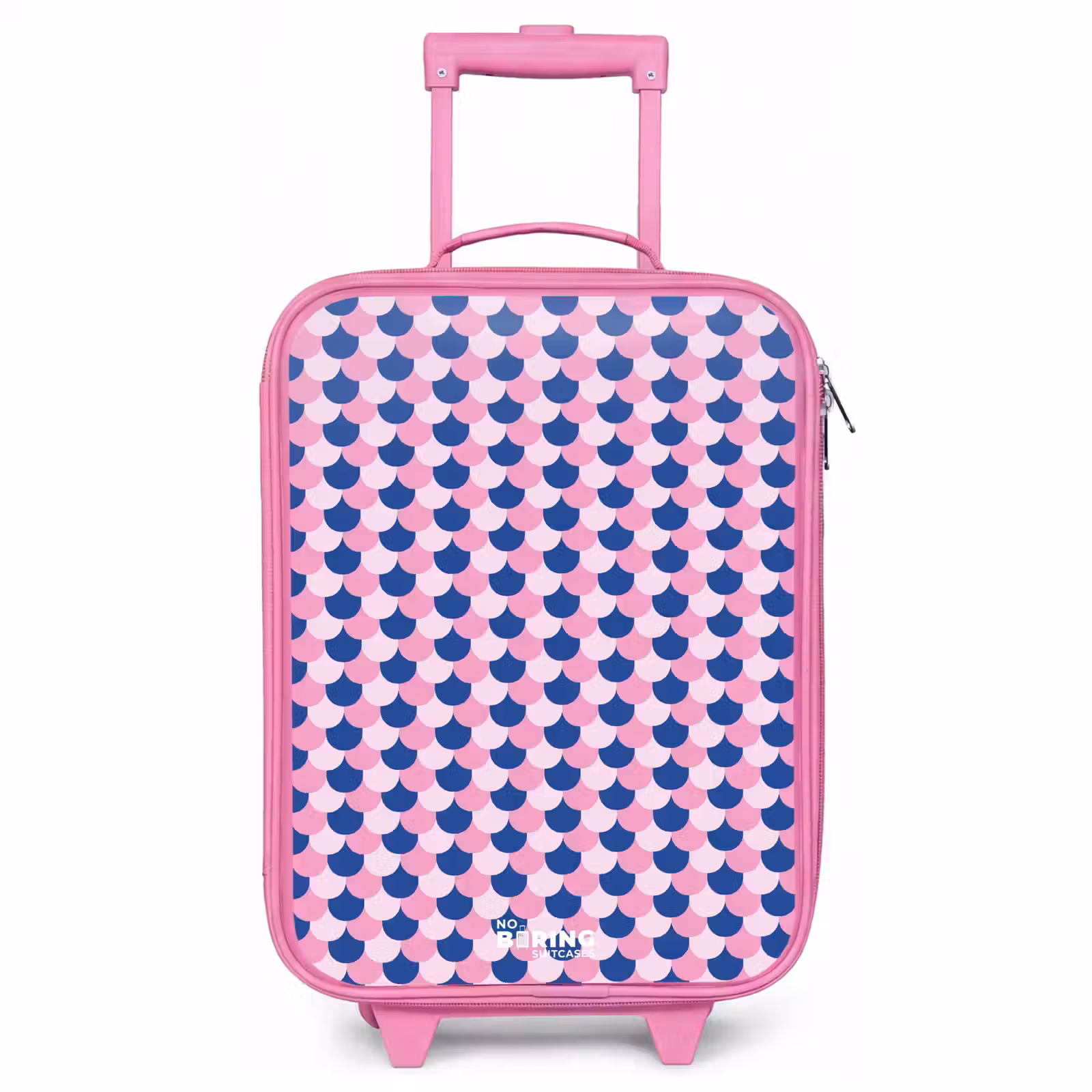 Valise enfant - Rose - Écailles - Motif - Bleu - Rose — 1