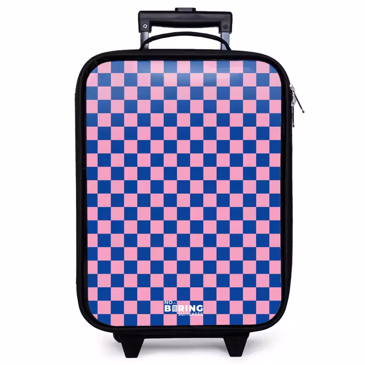 Valise enfant - Blocs - Bleu - Rose — 1