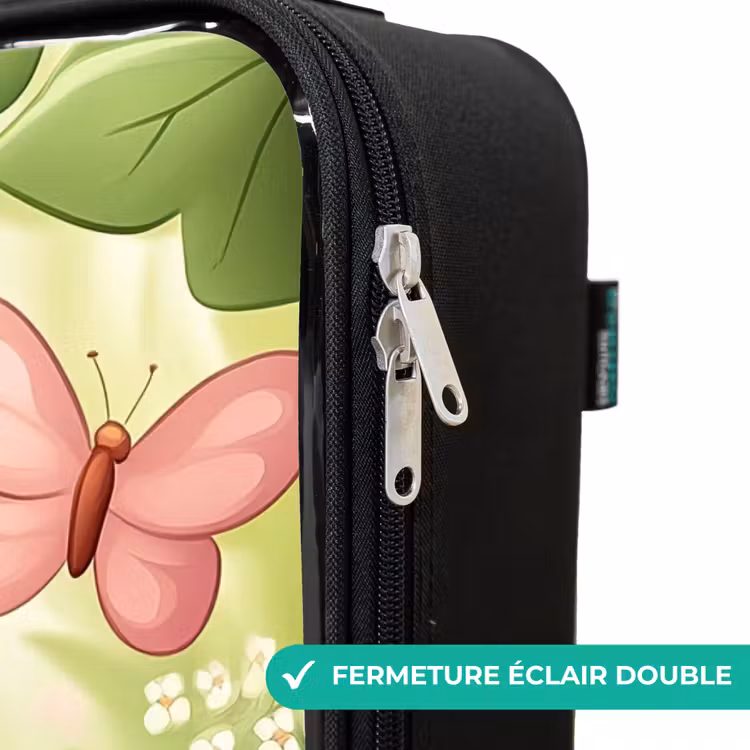 Valise enfant - Cheval - Fleurs - Papillons — 6