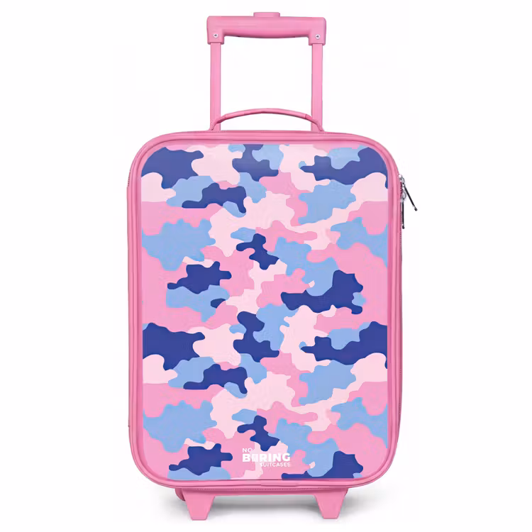 Valise enfant - Rose - Camouflage - Rose - Bleu — 1