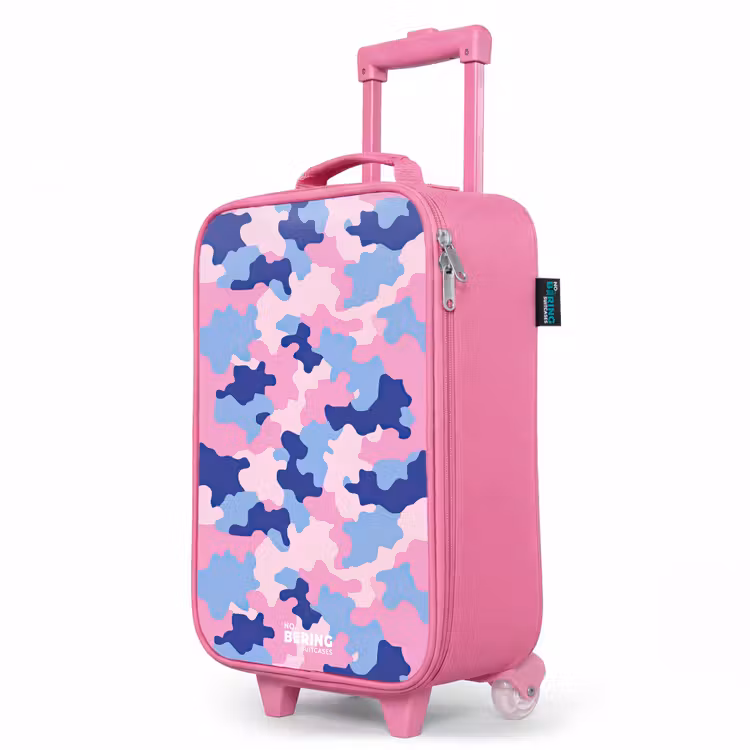 Valise enfant - Rose - Camouflage - Rose - Bleu — 8