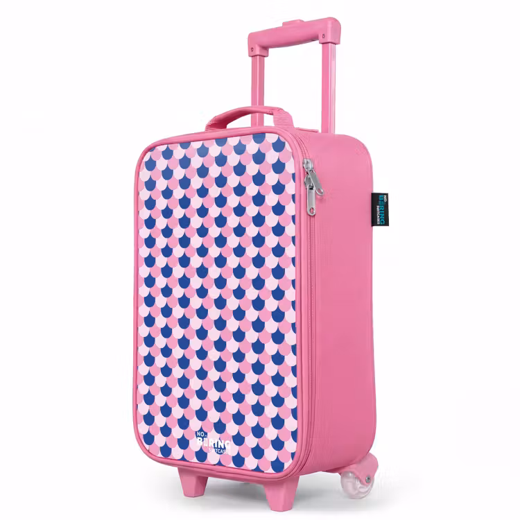 Valise enfant - Rose - Écailles - Motif - Bleu - Rose — 8