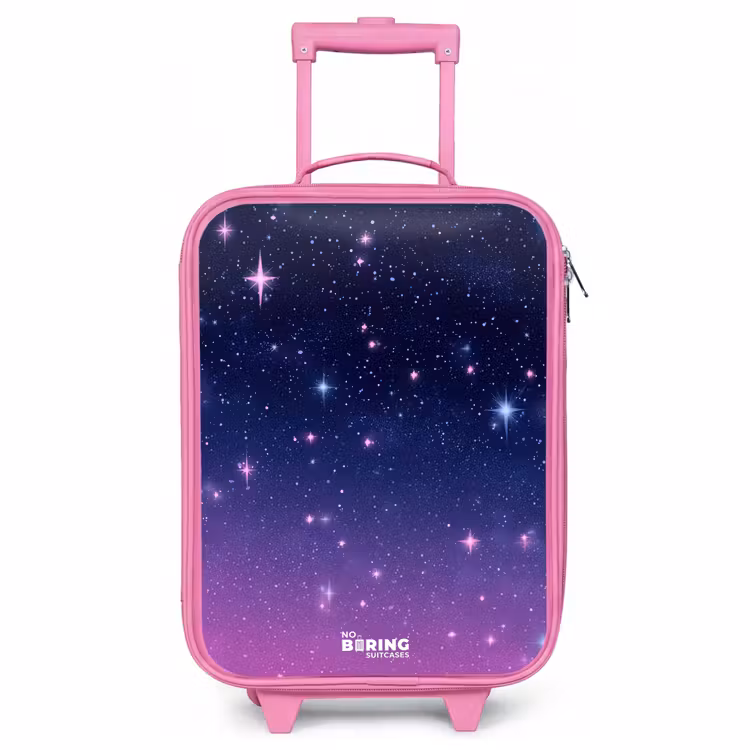 Valise enfant - Rose - Étoiles - Galaxie - Bleu - Rose — 1