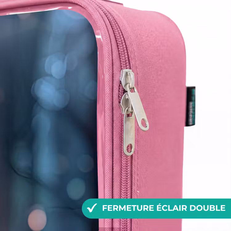Valise enfant - Rose - Fée - Forêt - Paillettes — 7