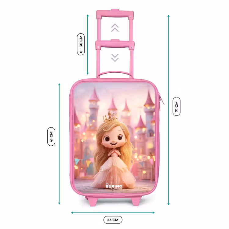 Valise enfant - Rose - Princesse - Rose - Château — 6