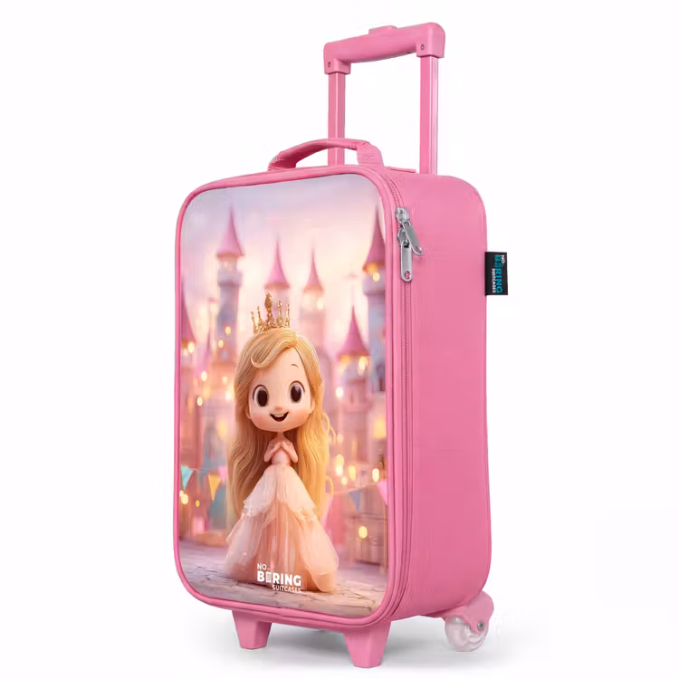 Valise enfant - Rose - Princesse - Rose - Château — 8
