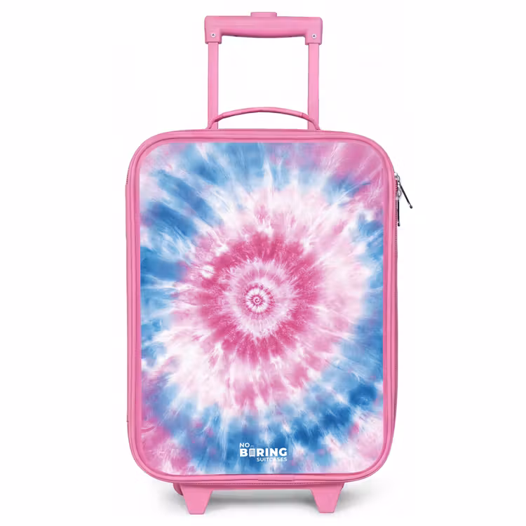 Valise enfant - Rose - Tie dye - Abstrait - Bleu - Rose — 1